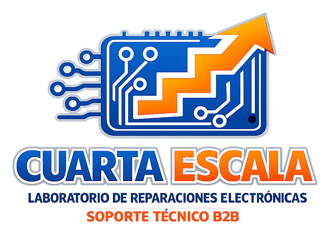 Logotipo de Cuarta Escala Laboratorio de reparaciones electrónicas B2B en León